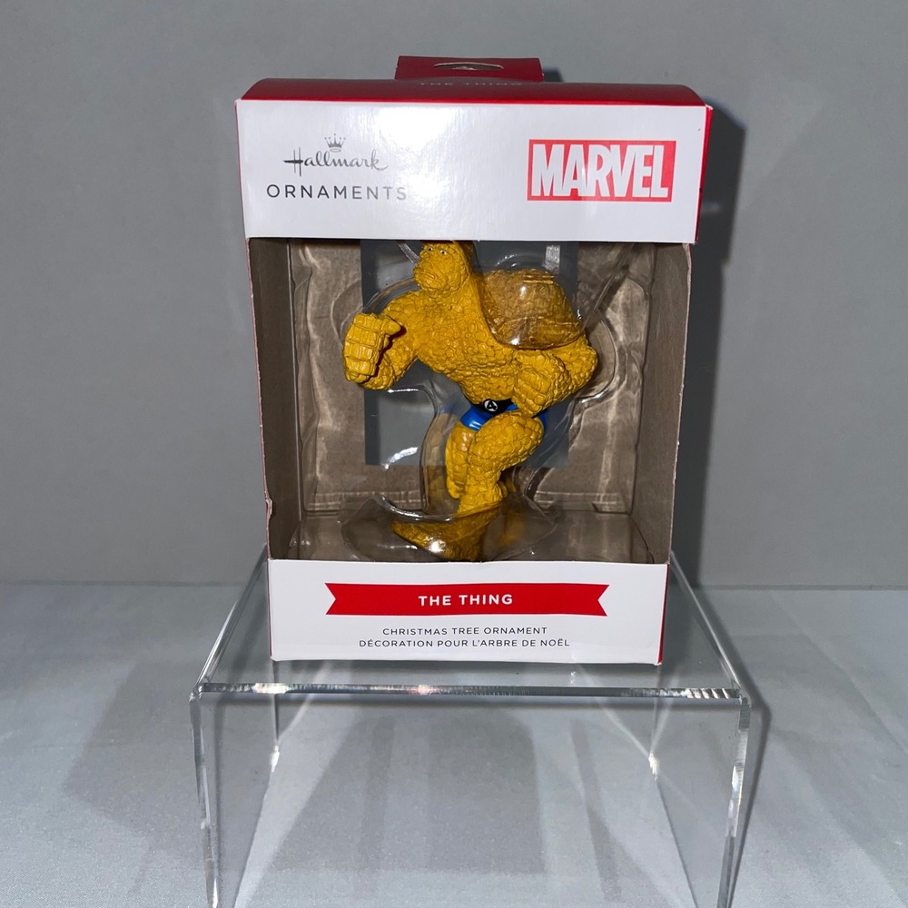 Hallmark Marvel The Thing Fantastic Four Christmas Tree Ornament New in Box